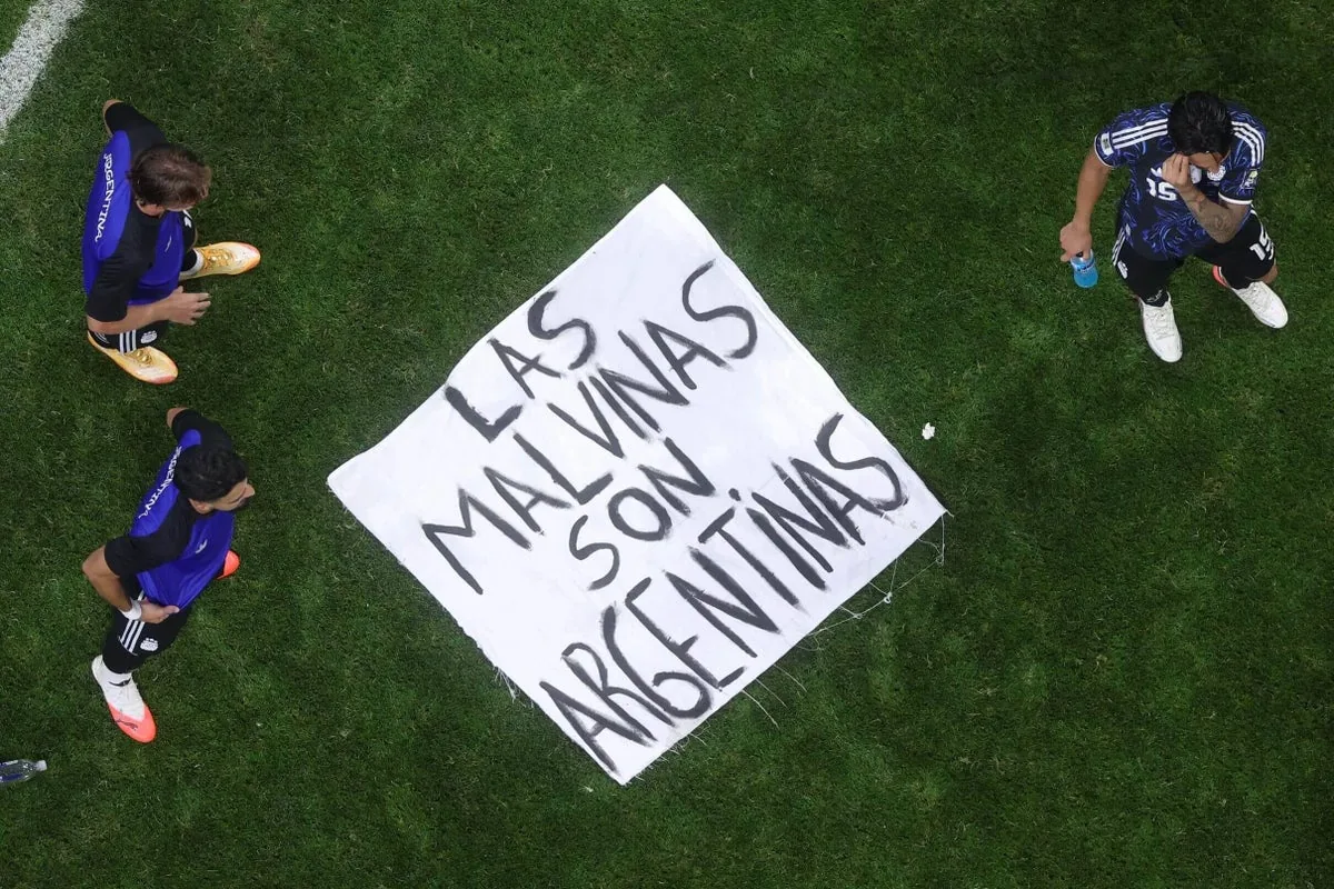 World Cup 2026: Argentina face fine for displaying Falklands banner after beating England
