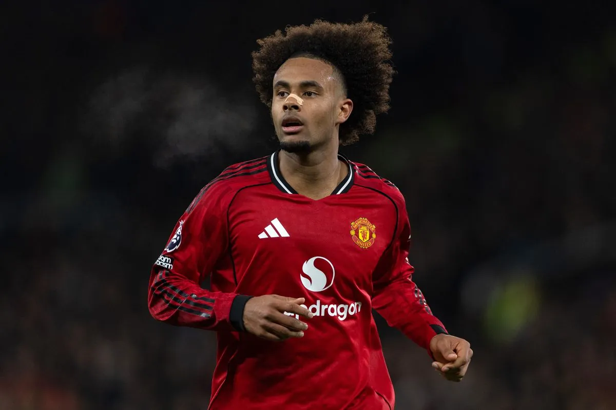 Joshua Zirkzee of Manchester United